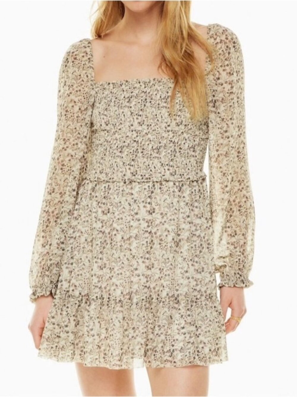 Wilfred New Tempest Dress Floral Print Size XS Aritzia #109466